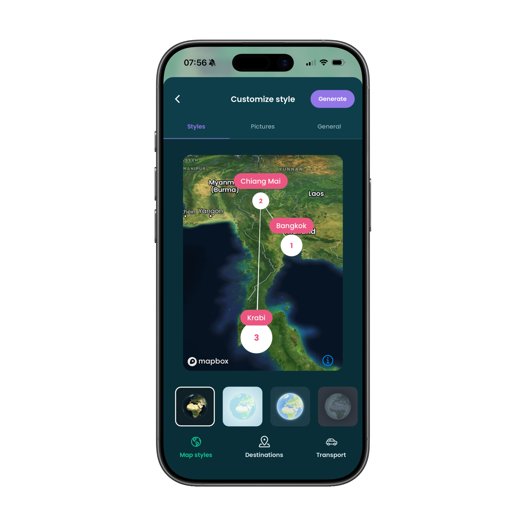 Travel reel screenshot